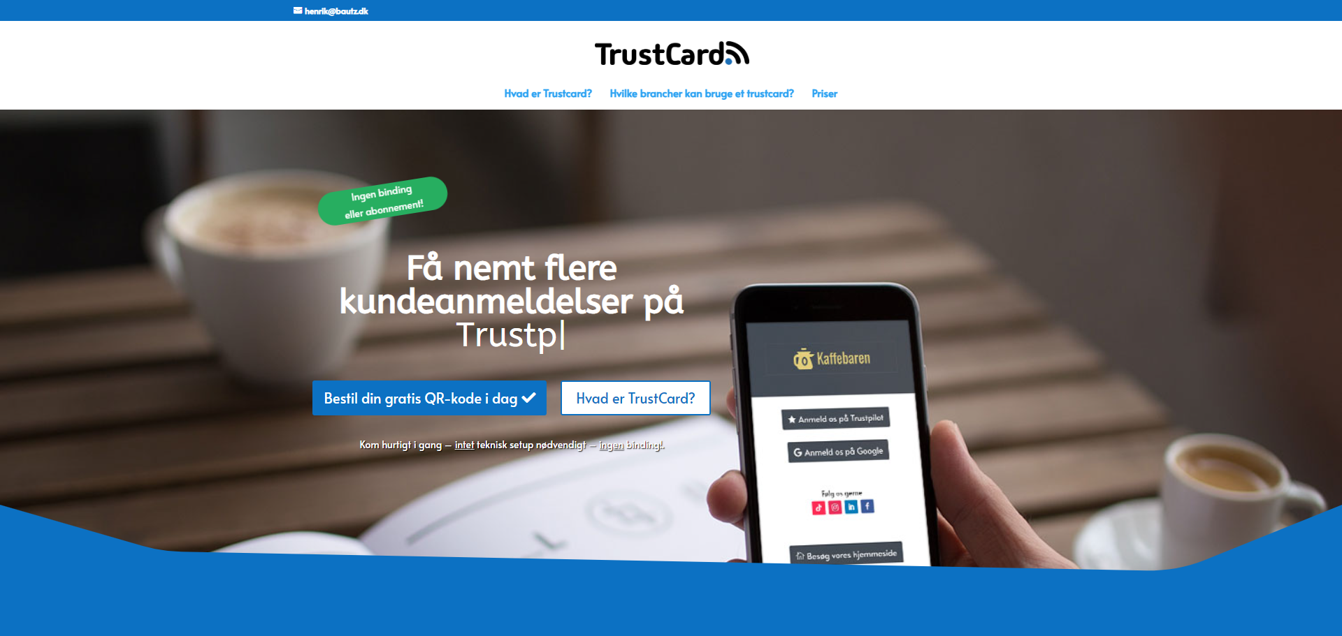 Med en trustcard løsning får du et forspring på Google